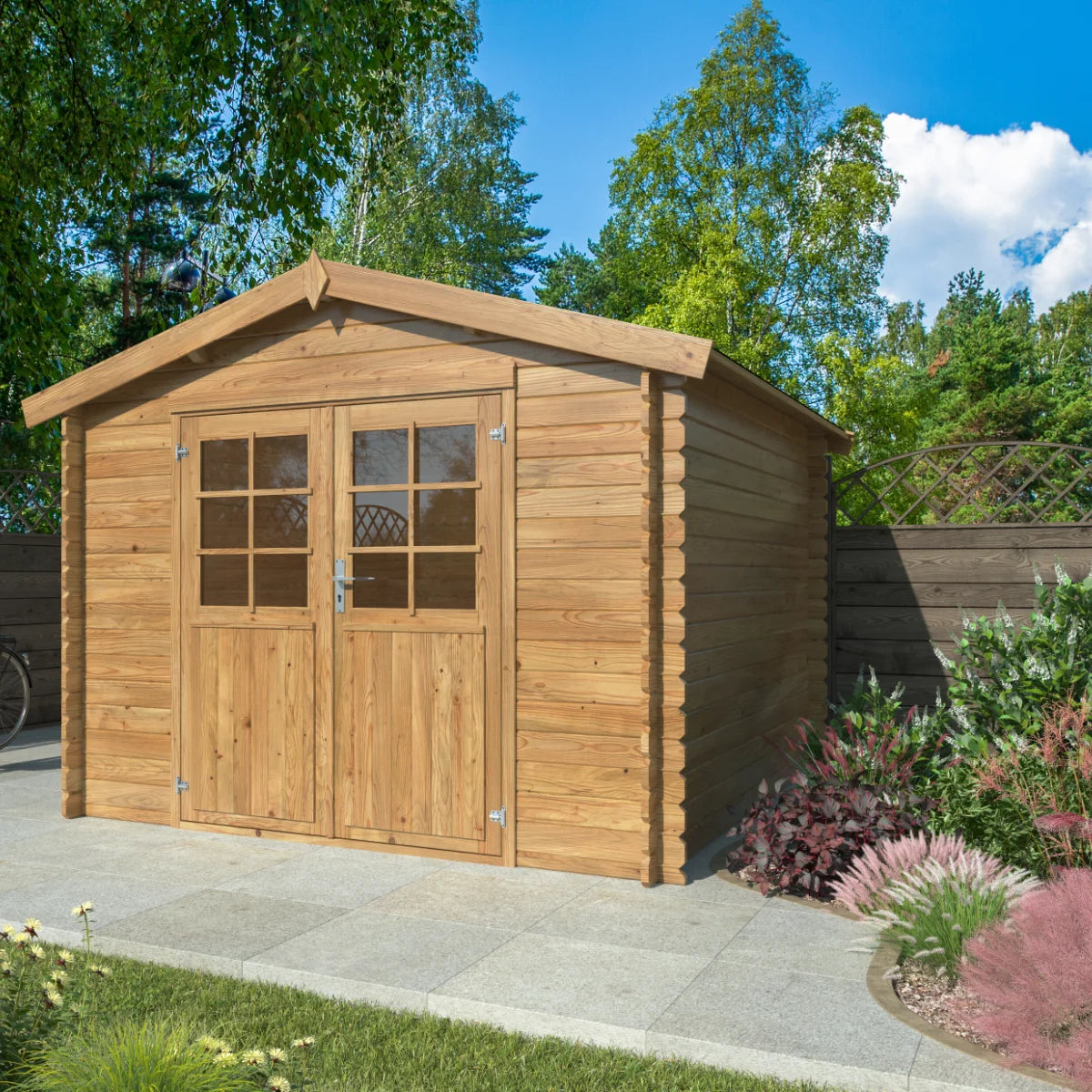 Losa Legnami Rita - Casetta da giardino in legno impregnato 300x300 cm