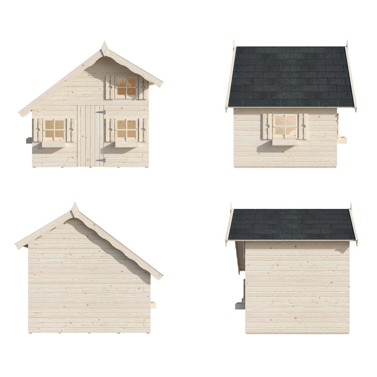 Losa Legnami Tom - Casetta da giardino per bambini in legno impregnato 220x180 cm