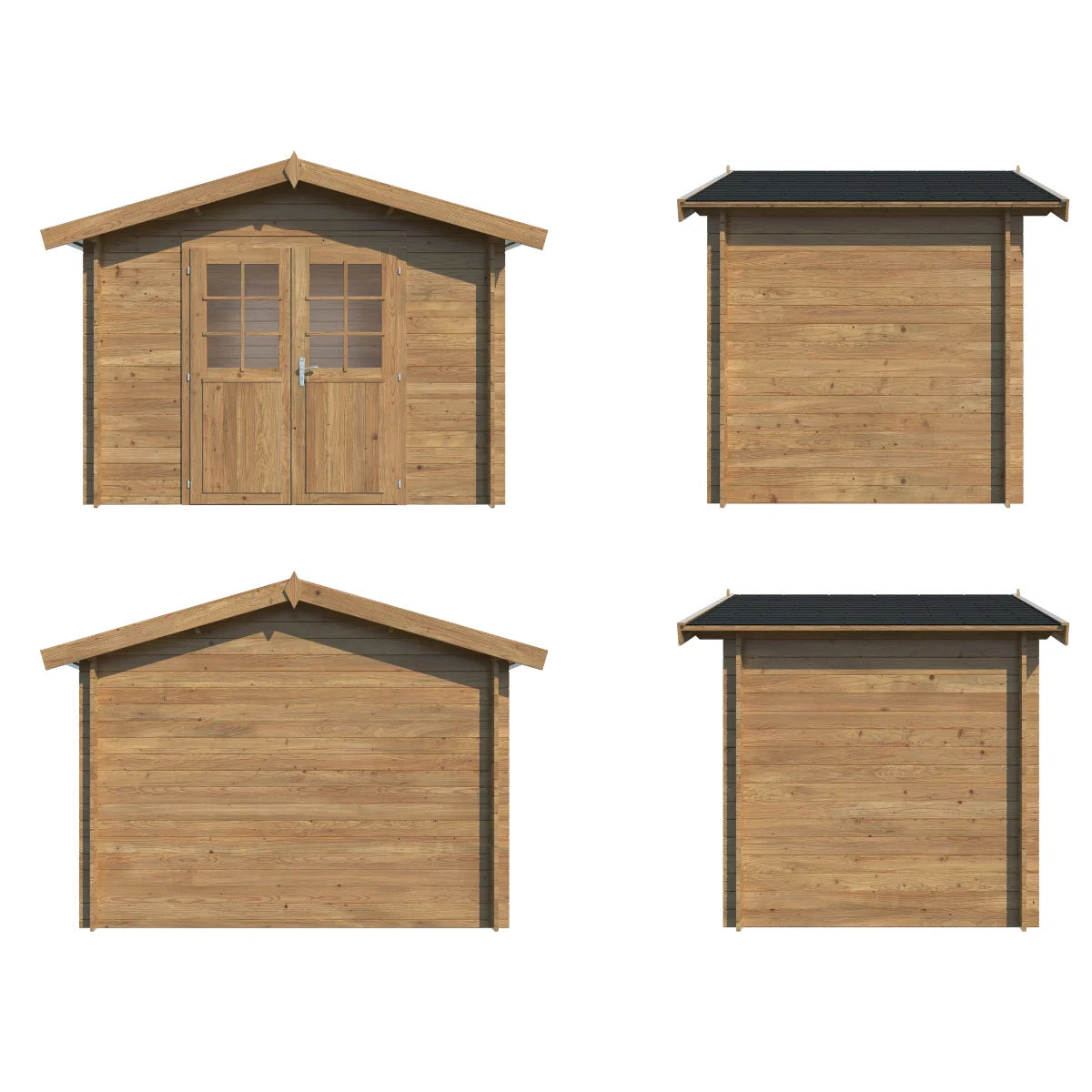 Losa Legnami Valentine A - Casetta da giardino in legno impregnato 320x120x50cm