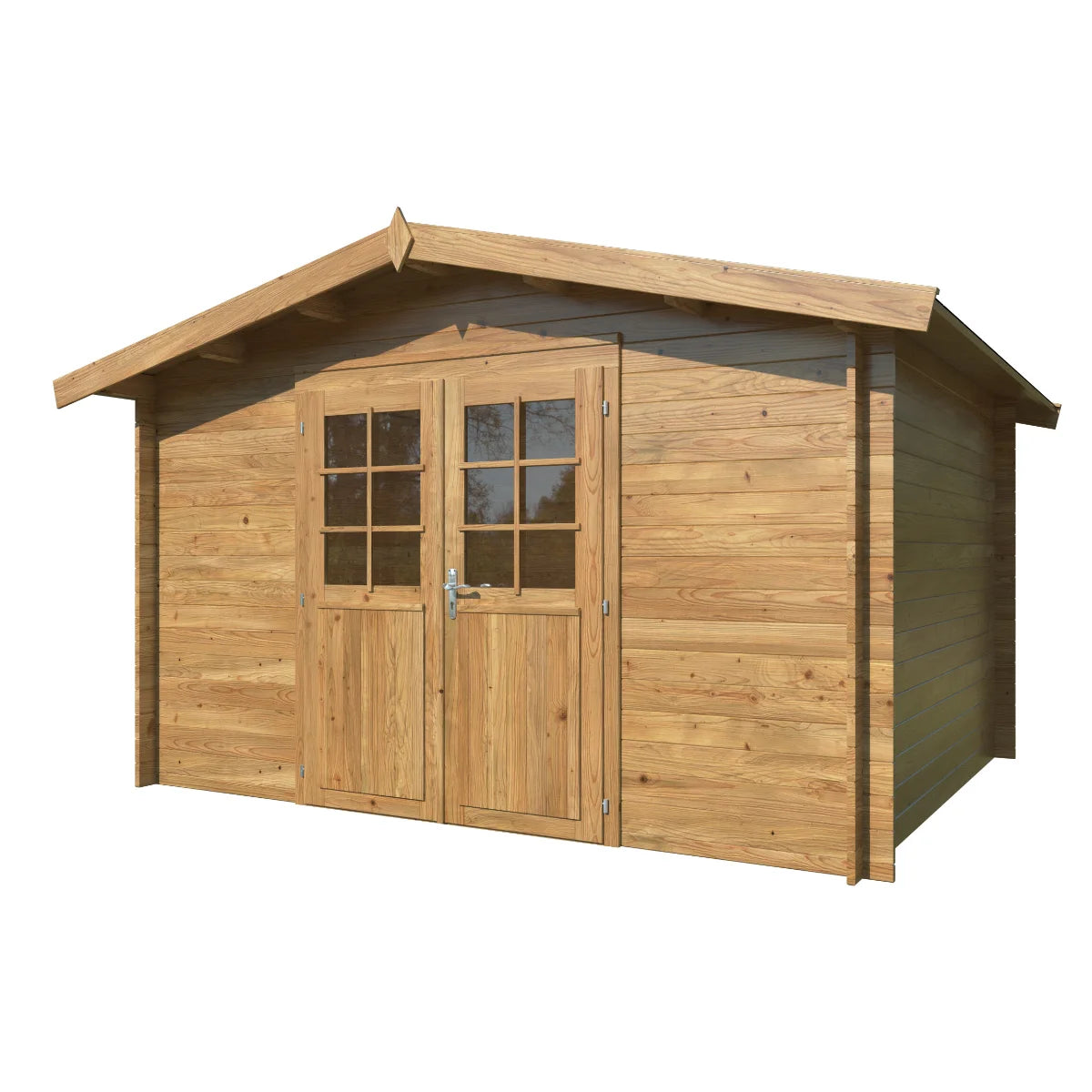 Losa Legnami Valentine B - Casetta da giardino in legno impregnato 358x296 cm