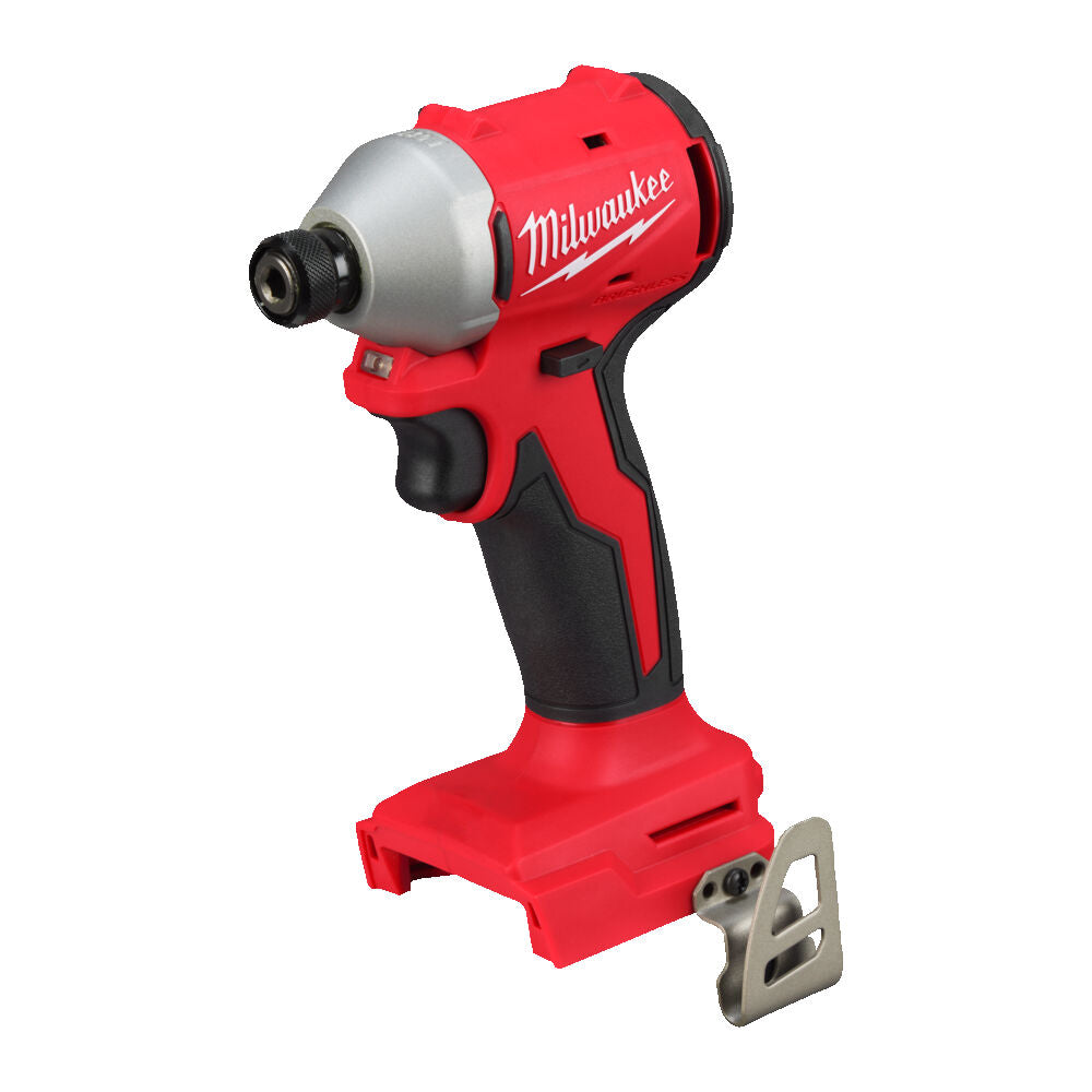 Milwaukee Kit elettroutensili M18 - Trapano, Smerigliatrice, Avvitatore a impulsi, 2 x 4Ah