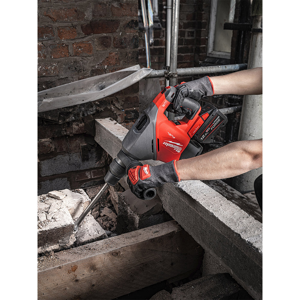 Milwaukee M18 FHACO540-122C - Martello demo perforatore SDS-MAX 18V classe 5Kg - 2 batterie da 12Ah FORGE
