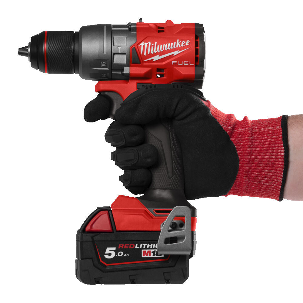 Milwaukee M18 FPP2ITB-553X - Kit utensili 18V - Trapano M18 FP3 + Tassellatore M18 FHX - 2 x 5,5Ah + 1 x 5Ah