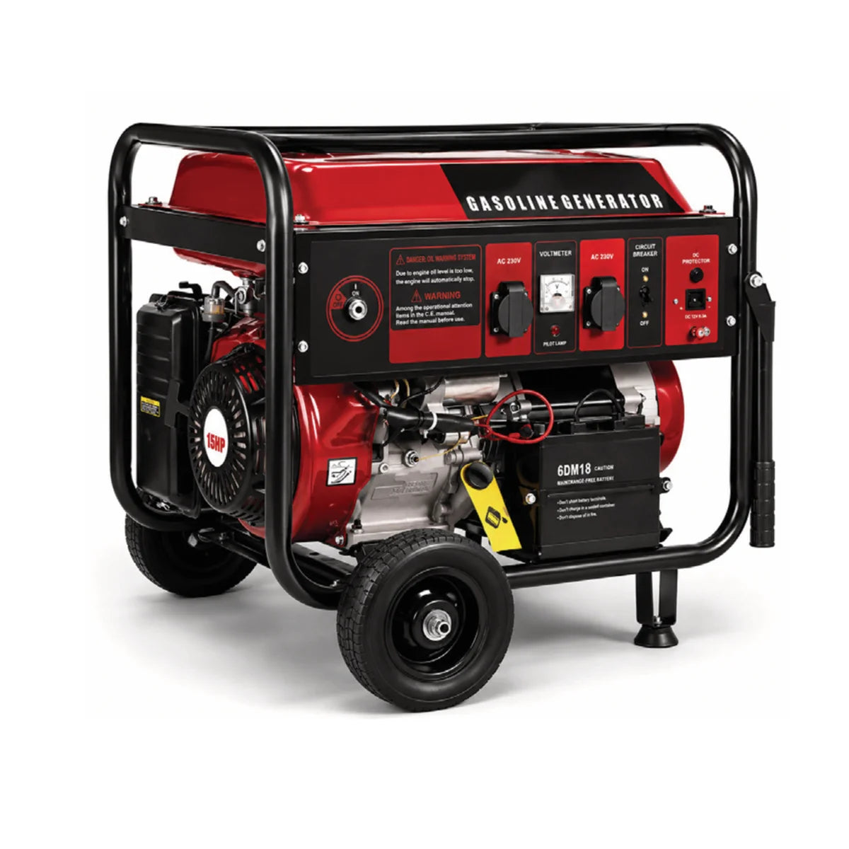 Marcotools 03.024.49 Generatore elettrico a benzina inverter con AVR 7000W 230-400V