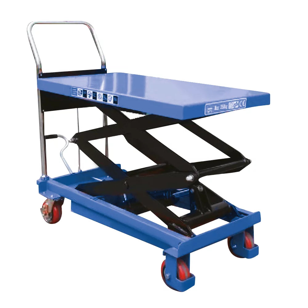 Marcotools 05.084.28 - Piattaforma mobile sollevamento a pedale forbice doppia 350kg