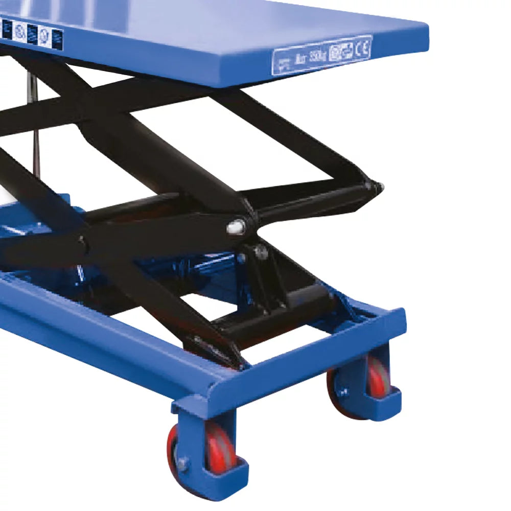 Marcotools 05.084.28 - Piattaforma mobile sollevamento a pedale forbice doppia 350kg