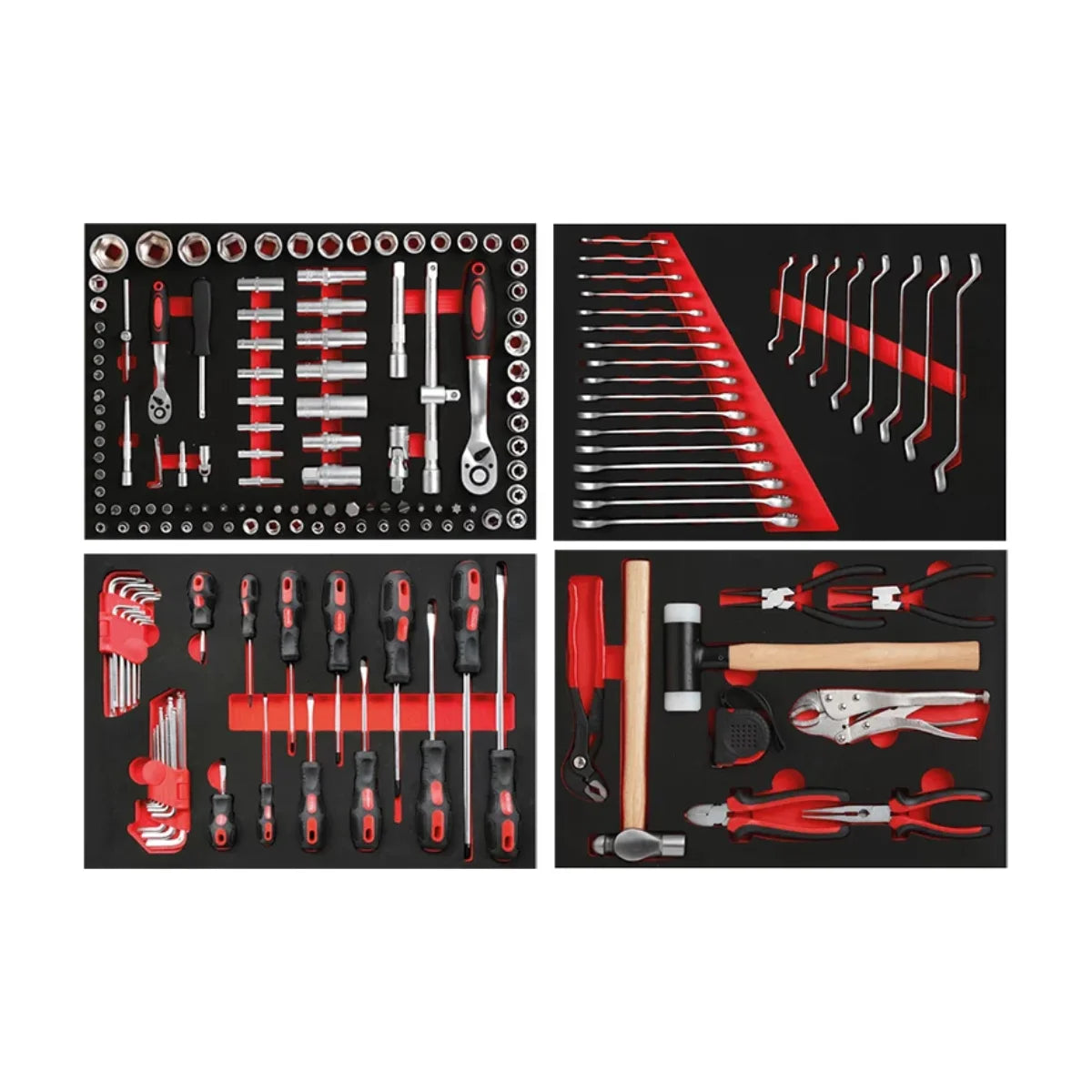 Marcotools 05.088.138.R1 - Kit 172 Utensili professionali su 4 supporti morbidi in EVA