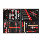 Marcotools 05.088.138.R1 - Kit 172 Utensili professionali su 4 supporti morbidi in EVA