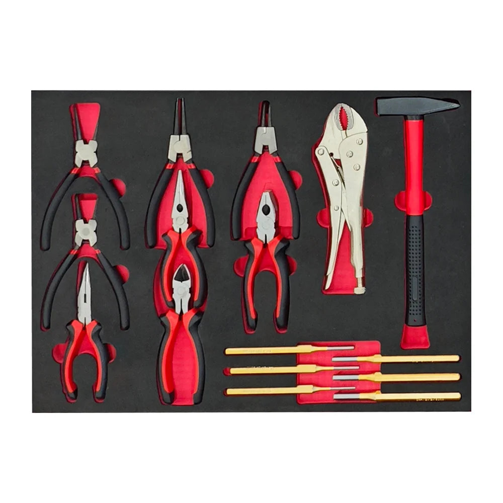 Marcotools 05.088.157 - Carrello cassettiera officina 12 cassetti completo di 471 utensili