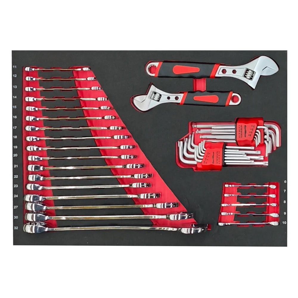 Marcotools 05.088.157 - Carrello cassettiera officina 12 cassetti completo di 471 utensili