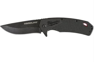 Milwaukee 4932492453 Coltello sport richiudibile a lama liscia extra resistente da 89 mm