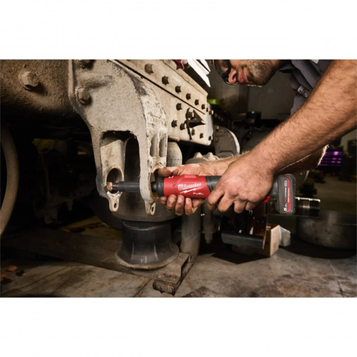 Milwaukee M12 FDGES2-0 - Mini Smerigliatrice dritta estesa a batteria 12V solo corpo
