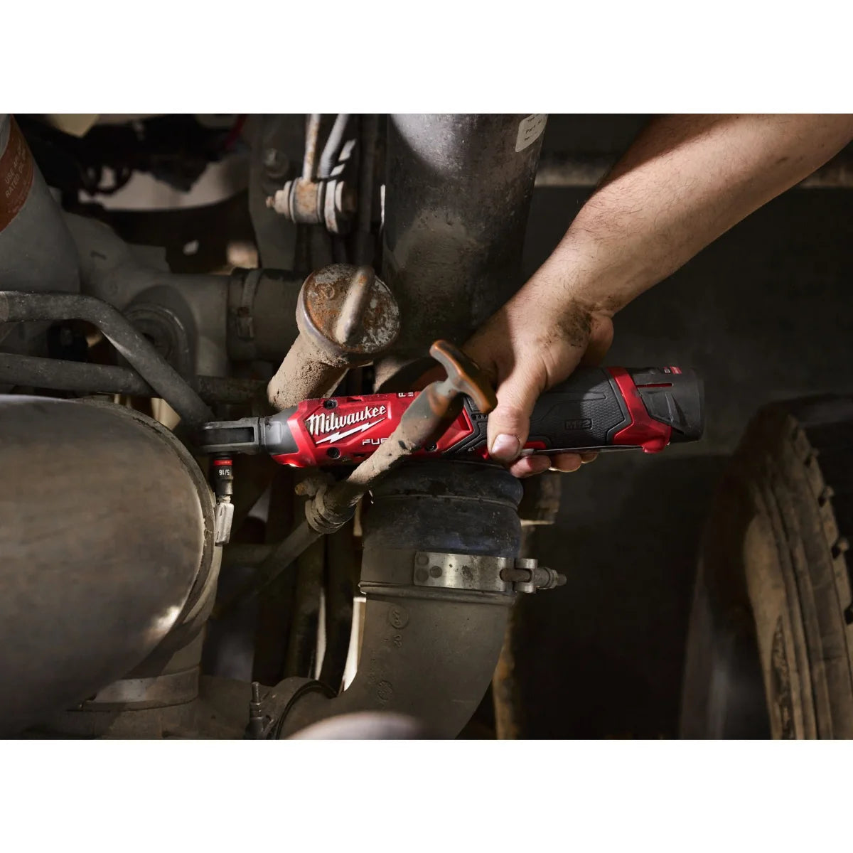 Milwaukee M12 FIR14G2-0 - Fuel Cricchetto ¼″ 12V - 19mm - 61 Nm - Solo Corpo