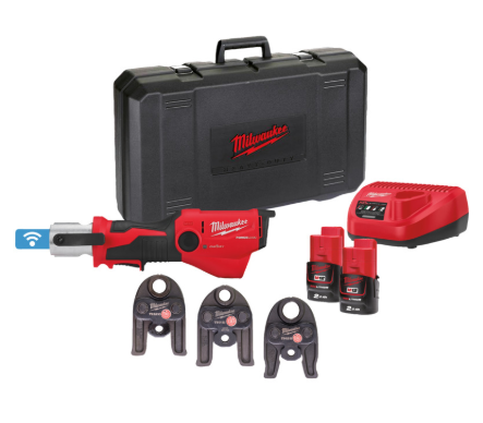 Milwaukee M12 ONEHPT-202C TH-Set Pressatrice compatta M12 con pinze da 16 - 20 - 26