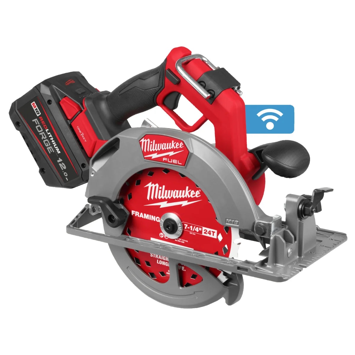 Milwaukee M18 FCSO190GR-121C - Sega circolare Fuel batteria 18V - 190mm