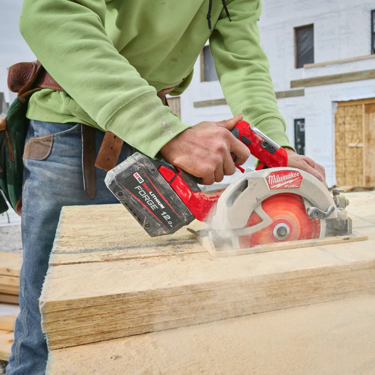 Milwaukee M18 FCSO190GR-121C - Sega circolare Fuel batteria 18V - 190mm