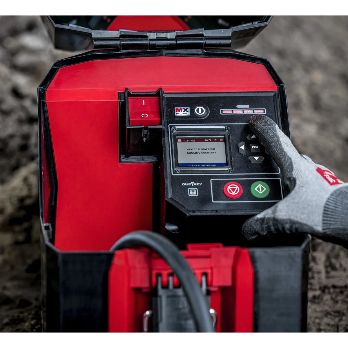Milwaukee MXF EFP-802 Saldatrice per elettrofusione MX FUEL - 2x 8.0Ah