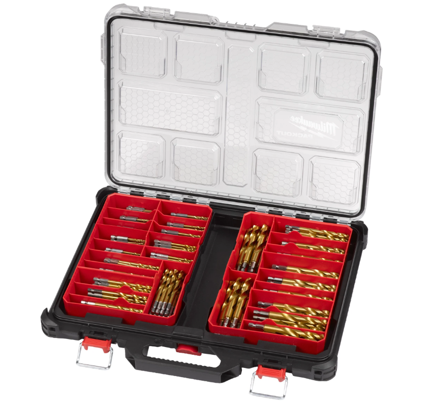 Milwaukee Shockwave HSS-G S Set Punte metallo HSS-G Titanio 220 pz
