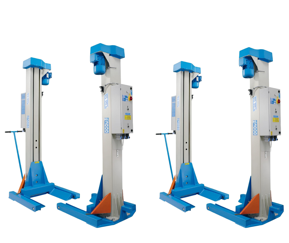 Omcn 952 Ponte sollevatore elettromeccanico a colonne mobili portata 3000 kg a colonna (set di 4 colonne)