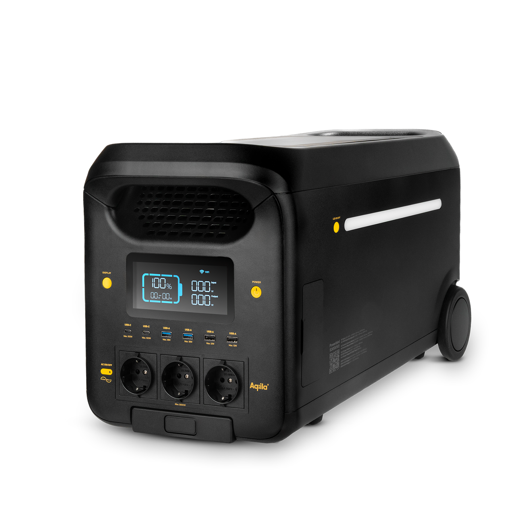 Aqiila Powerbird S3000V2 – Power station portatile 3000W con batteria LiFePO4