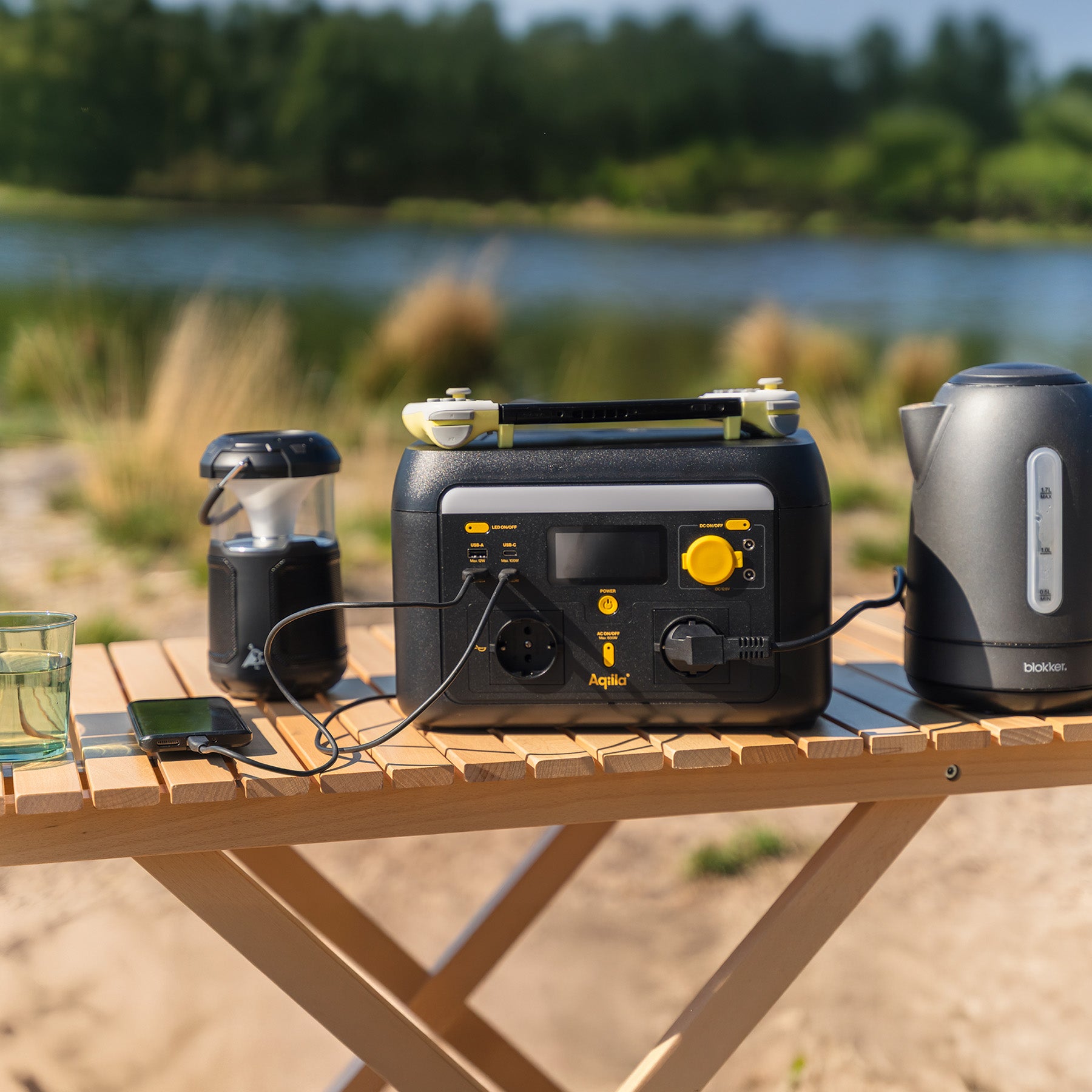 Aqiila Powerbird S600V2 – Power station portatile 600W con Batteria LiFePO4 - Max 1000W