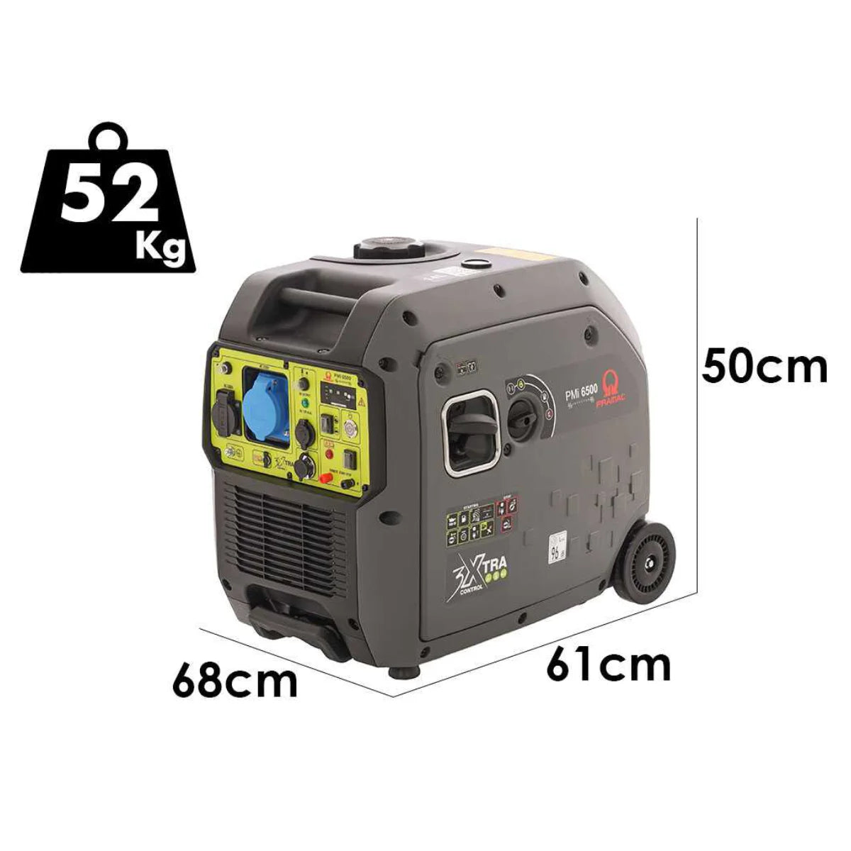 Pramac PMI6500 - Generatore di corrente a scoppio inverter 230V - 6.5 kW - telecomando wireless