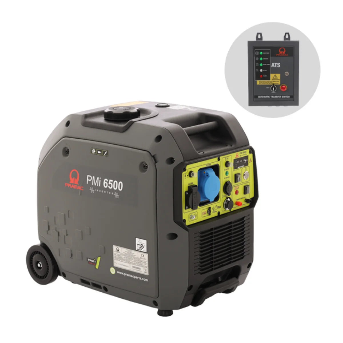 Pramac PMI6500 - ATS INCLUSO - Generatore di corrente a scoppio inverter 230V - 6.5 kW - telecomando wireless