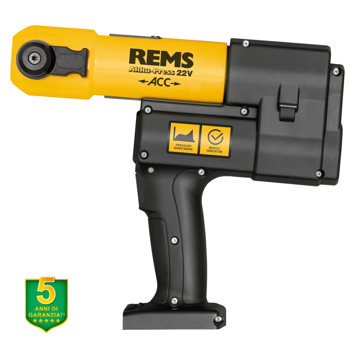 Rems Akku-Press 22V - Pressatrice idraulica a batteria universale fino a Ø 110 mm