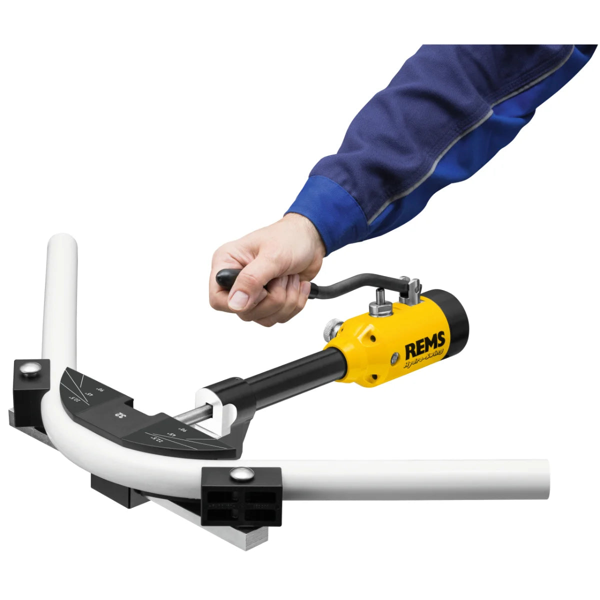 Rems Hydro-Swing - Piegatubi oleodinamico manuale per tubi fino a Ø 32 e 90 °