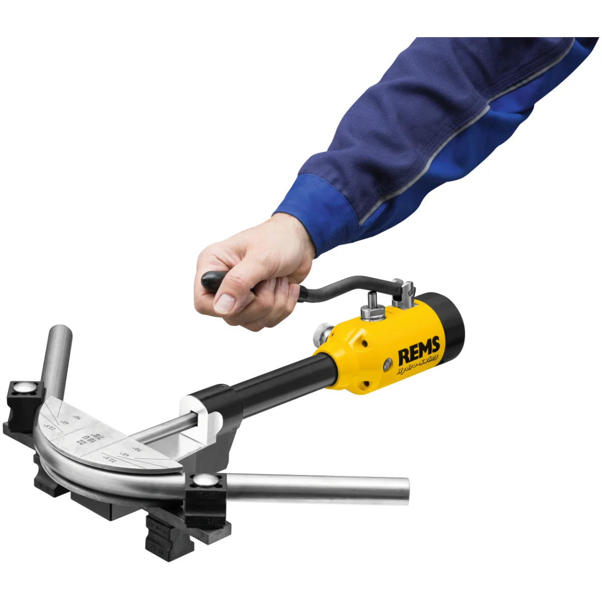 Rems Hydro-Swing - Piegatubi oleodinamico manuale per tubi fino a Ø 32 e 90 °