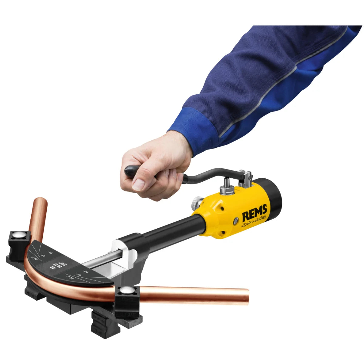 Rems Hydro-Swing - Piegatubi oleodinamico manuale per tubi fino a Ø 32 e 90 °