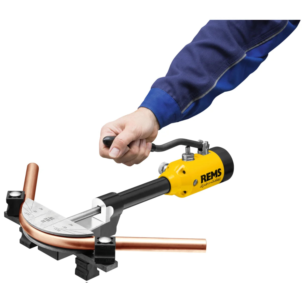Rems Hydro-Swing - Piegatubi oleodinamico manuale per tubi fino a Ø 32 e 90 °