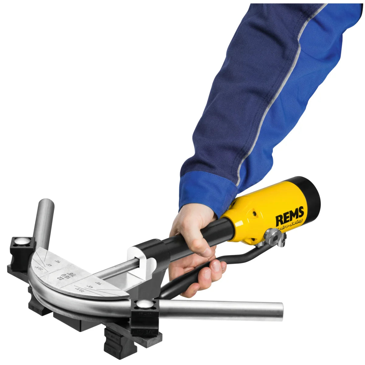 Rems Hydro-Swing - Piegatubi oleodinamico manuale per tubi fino a Ø 32 e 90 °