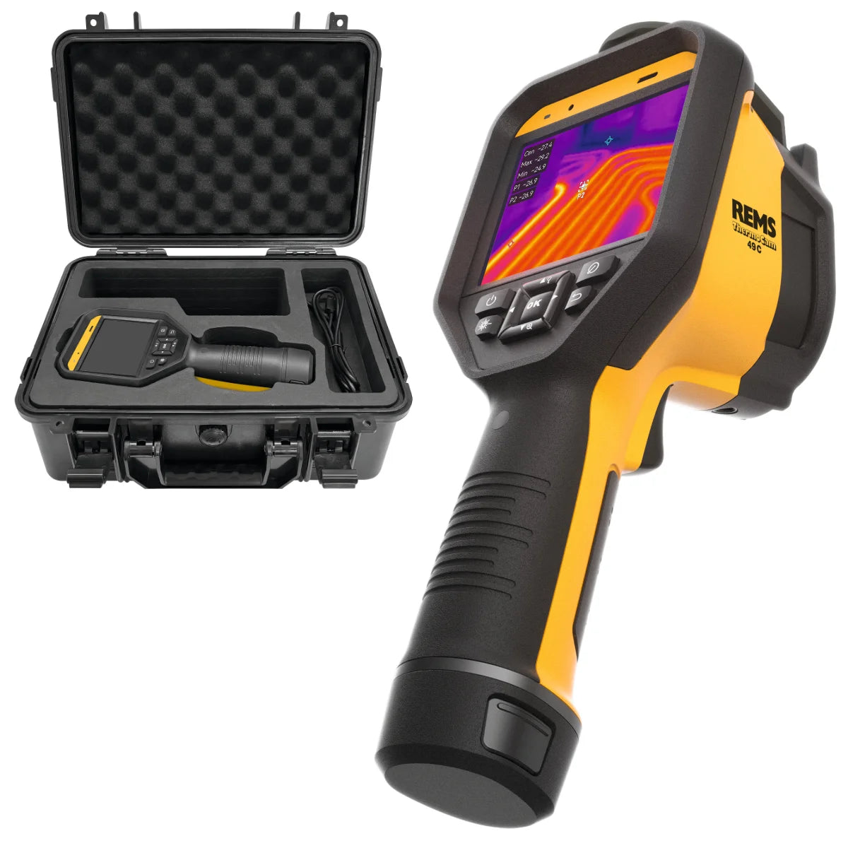 Rems ThermoCam Termocamera a infrarossi a batteria - temperatura da -20 a 550°C