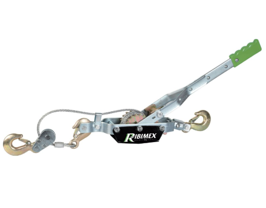 Ribimex PRTIRF4T Argano manuale 3,5 tonnellate e 4 tonnellate con puleggia