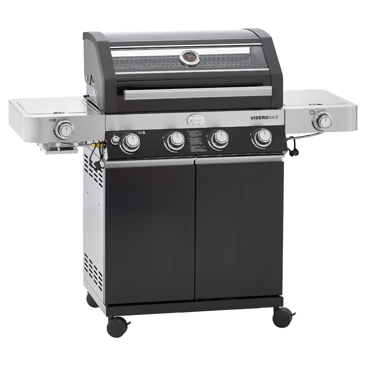 Rosle Videro G4-S VARIO+ 250531 - Barbecue a gas 20.5Kw - 30mbar - 4 Fuochi