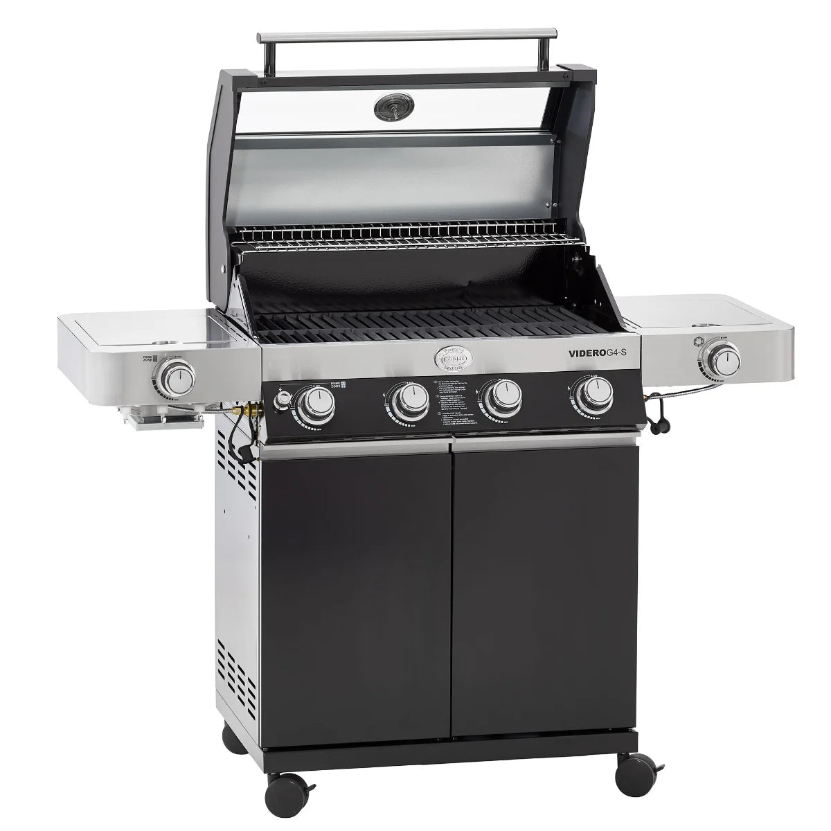 Rosle Videro G4-S VARIO+ 250531 - Barbecue a gas 20.5Kw - 30mbar - 4 Fuochi