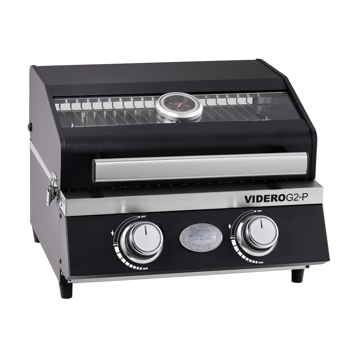 Rosle Videro G2-P 250566 - Barbecue a gas - 2 fuochi 4400W - 390x325mm