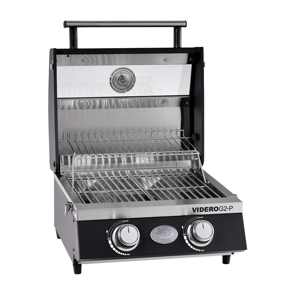 Rosle Videro G2-P 250566 - Barbecue a gas - 2 fuochi 4400W - 390x325mm
