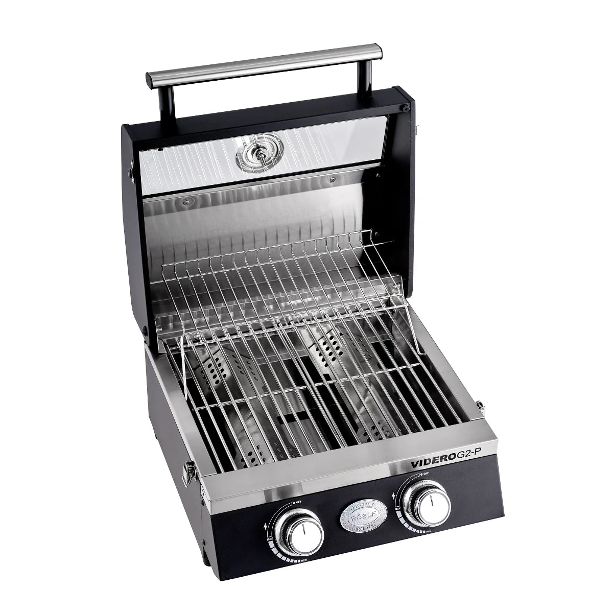 Rosle Videro G2-P 250566 - Barbecue a gas - 2 fuochi 4400W - 390x325mm