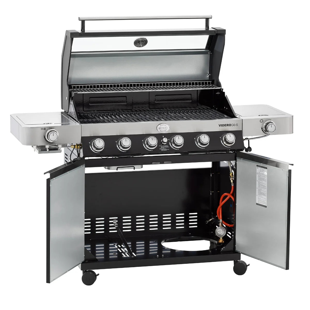 Rosle Videro G6-S VARIO+ 250532 - Barbecue a gas 27.5Kw - 30mbar - 6 Fuochi