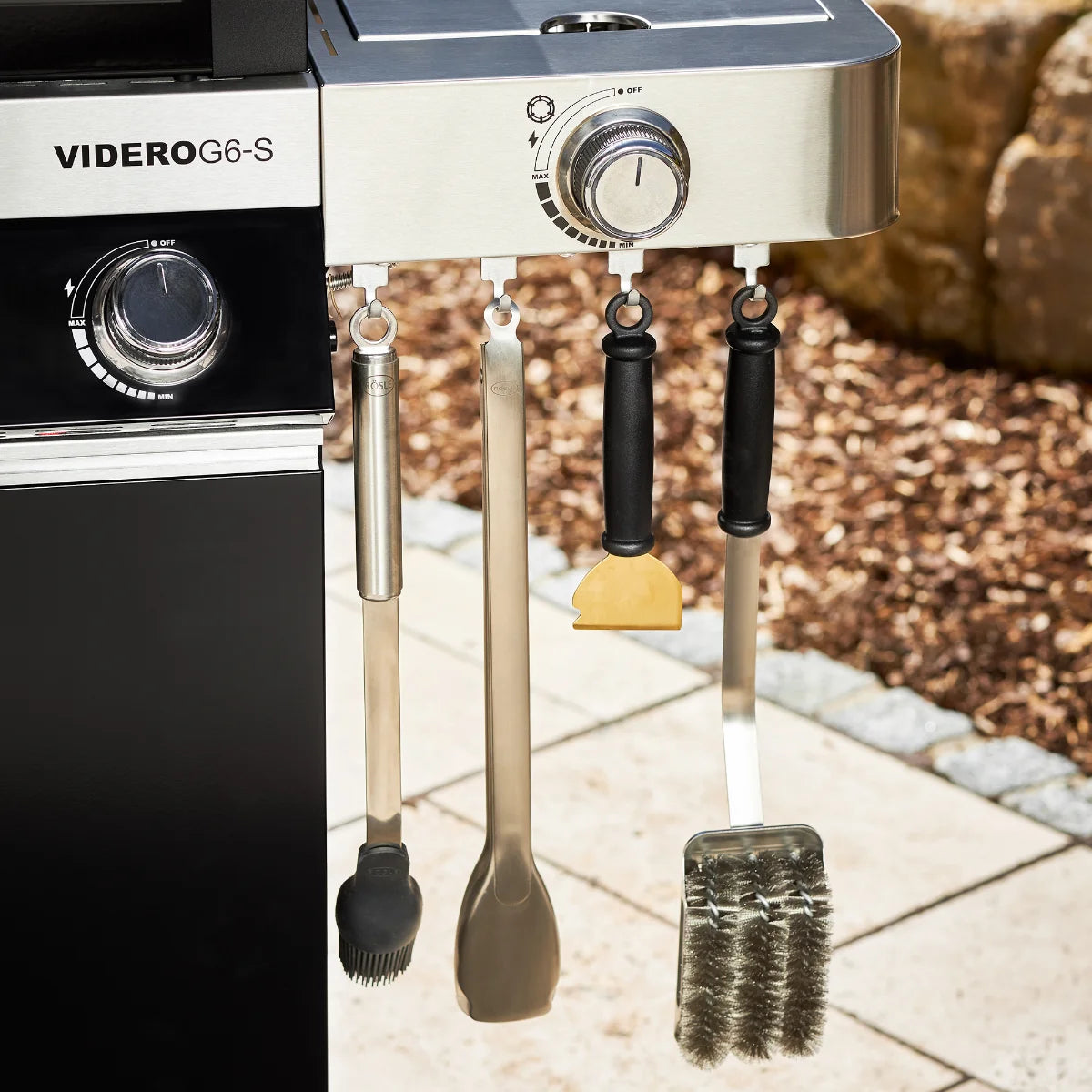 Rosle Videro G6-S VARIO+ 250532 - Barbecue a gas 27.5Kw - 30mbar - 6 Fuochi