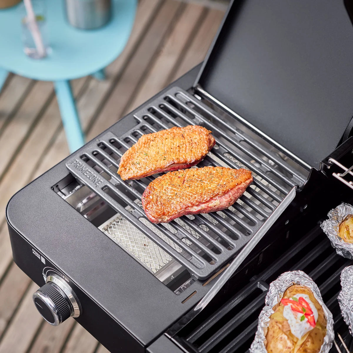 Rosle Videro PRO G3-S VARIO+ 250576 - Barbecue a gas 17Kw - 30mbar - 3 Fuochi