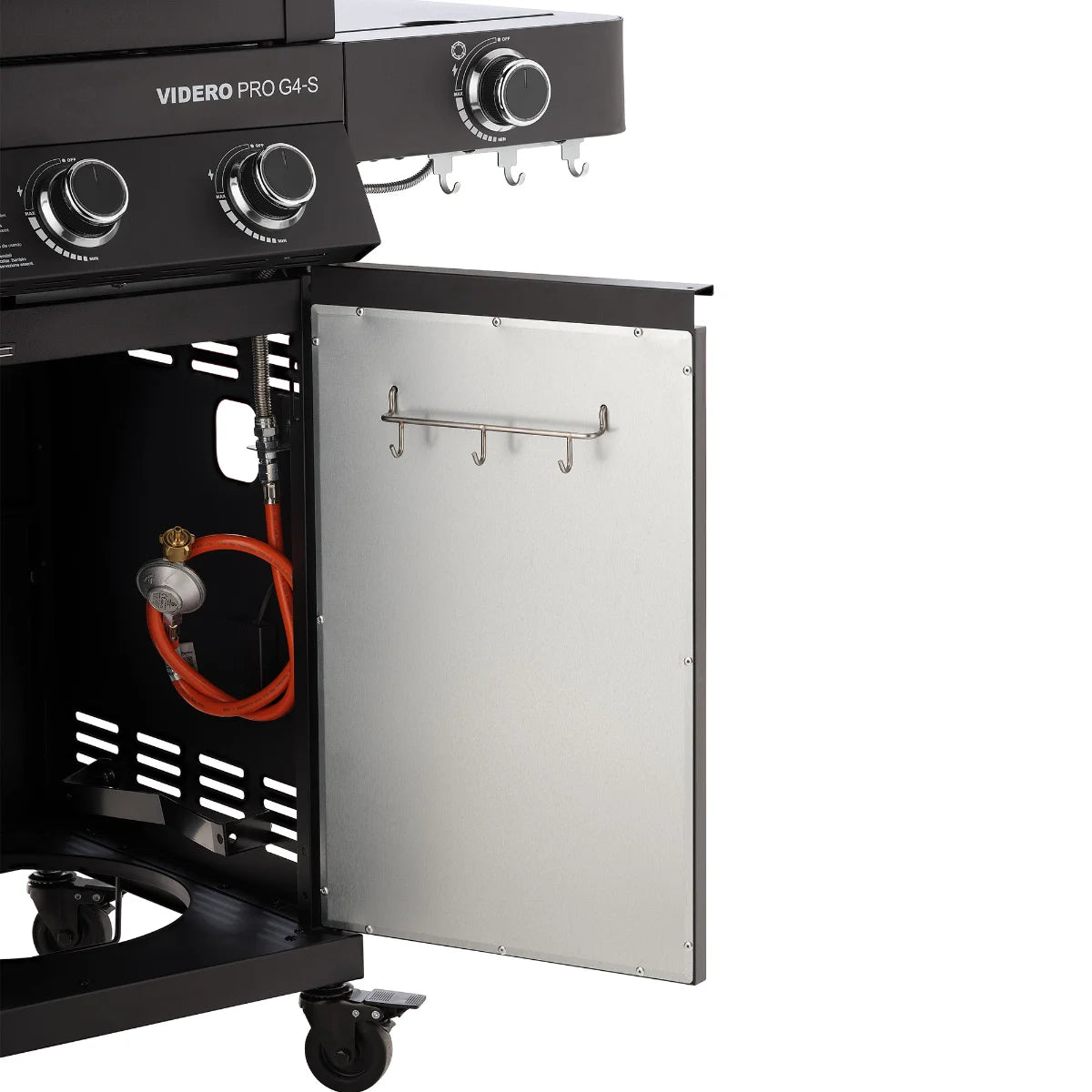 Rosle Videro PRO G4-S Vario+ 250577 - Barbecue a gas 20.5Kw - 30mbar - 4 Fuochi