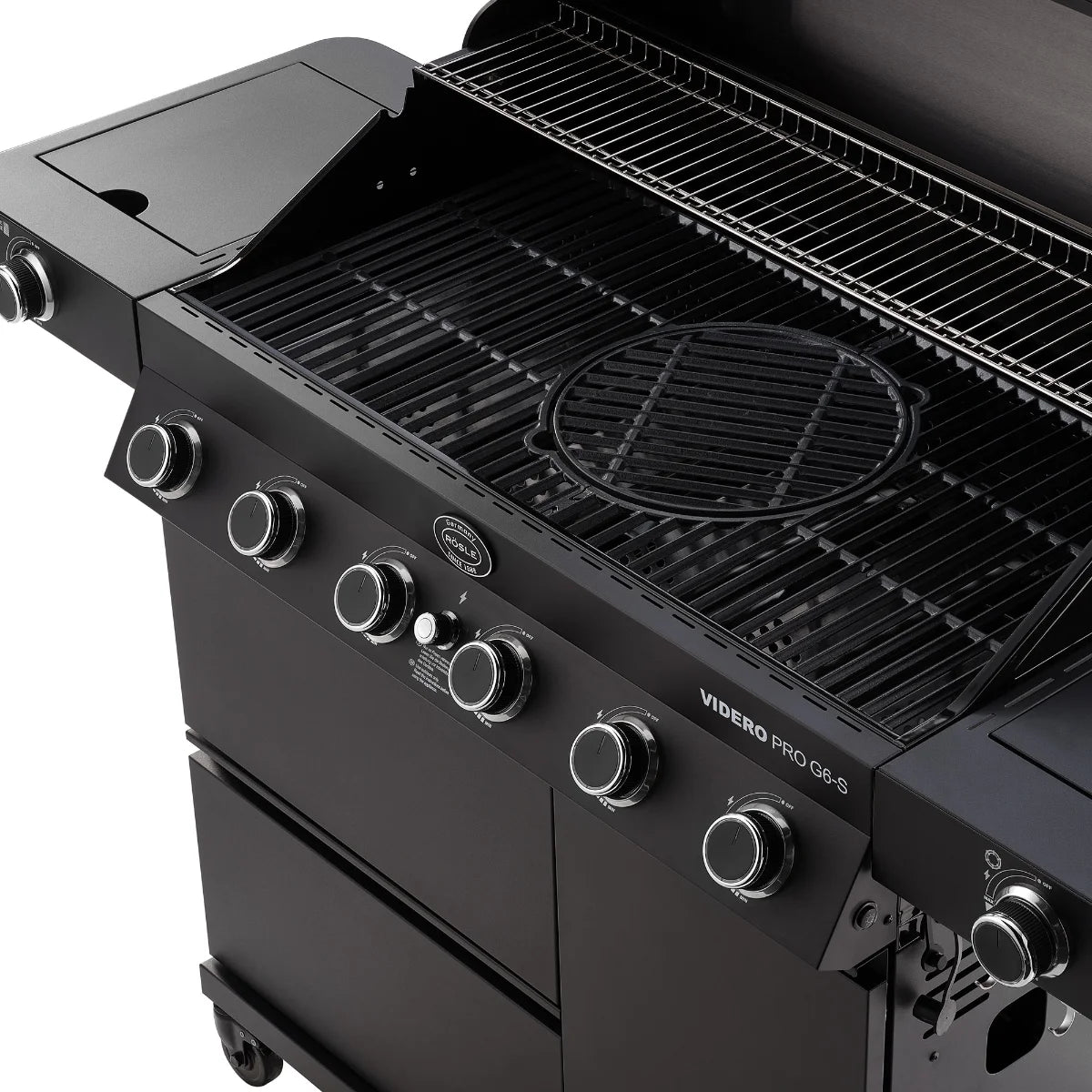 Rosle Videro PRO G6-S Vario+ 251061 - Barbecue a gas 27.5Kw - 30mbar - 6 Fuochi