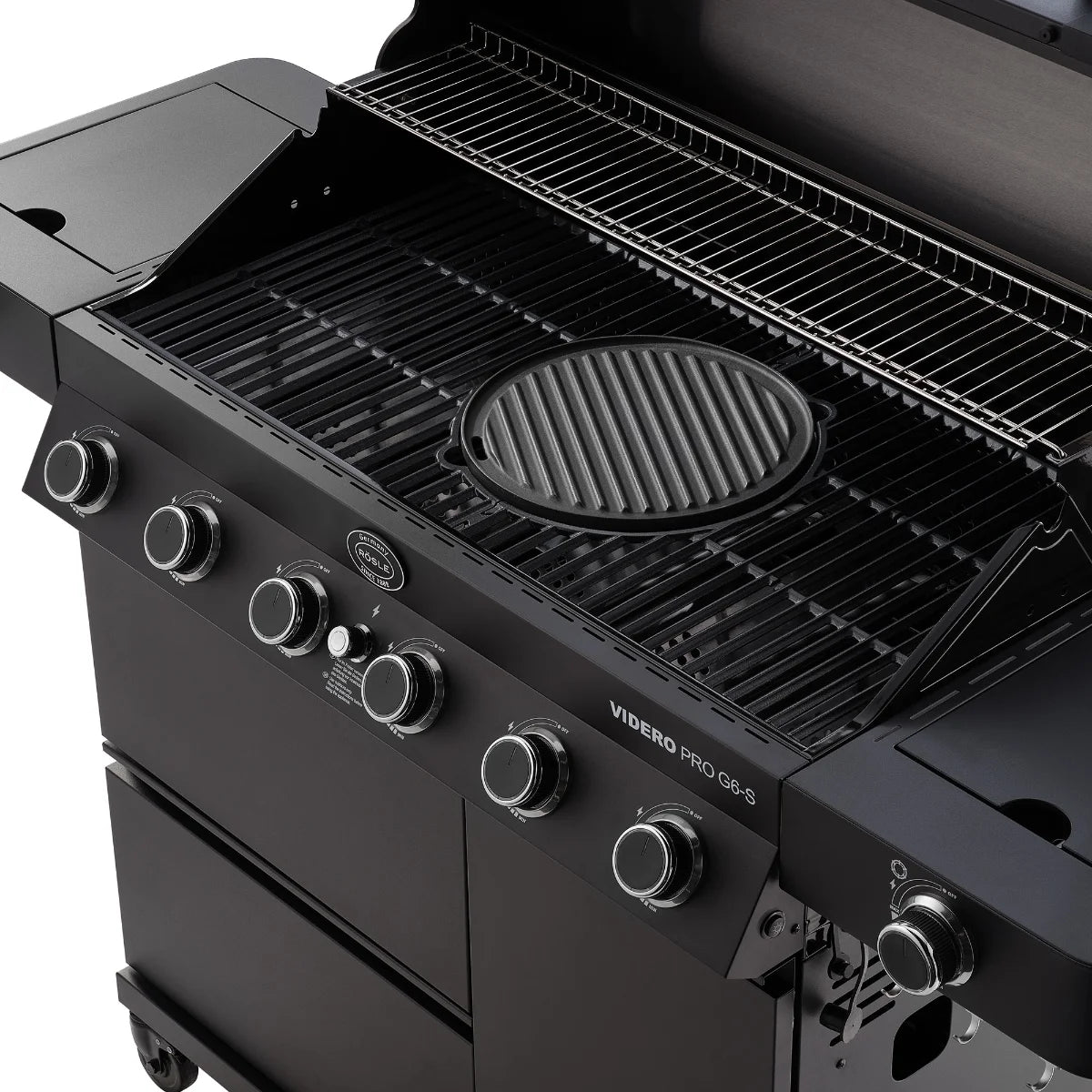 Rosle Videro PRO G6-S Vario+ 251061 - Barbecue a gas 27.5Kw - 30mbar - 6 Fuochi