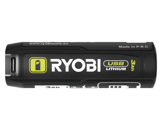 Ryobi RB4L30 N.1 Batteria USB Lithium 3.0Ah e Power Bank