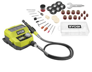 Ryobi RRTS18-0A35 Utensile rotativo multifunzione a batteria 18V con 35 accessori , solo corpo