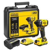 Stanley SFMCF820D2K-QW – Avvitatore a impulsi brushless 18V V20 - 2 x 2Ah in valigetta&nbsp;