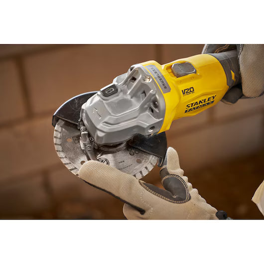 Stanley SFMCG710M1T – Smerigliatrice angolare brushless 18 V con batteria 4 Ah